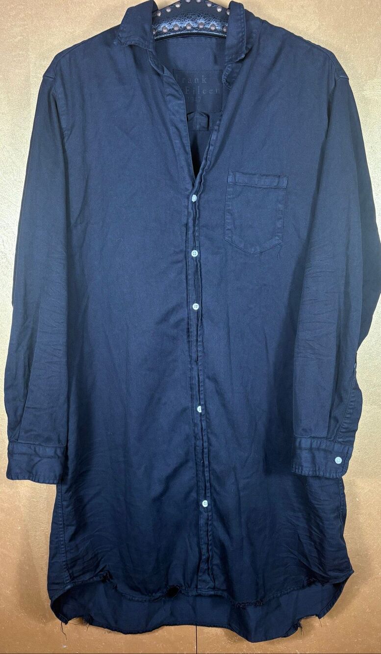 Frank & Eileen Mary shirt dress size L color black